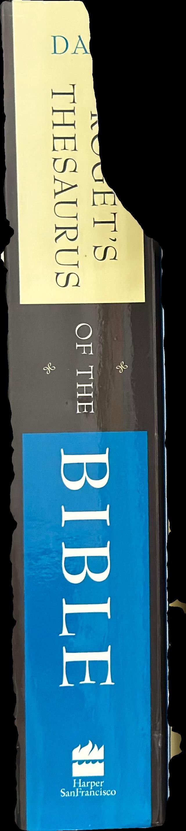 Roget's thesaurus of the Bible spine