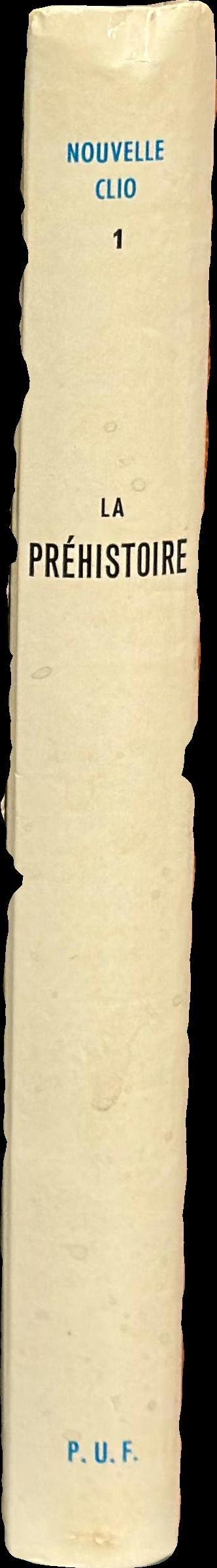 La préhistoire spine