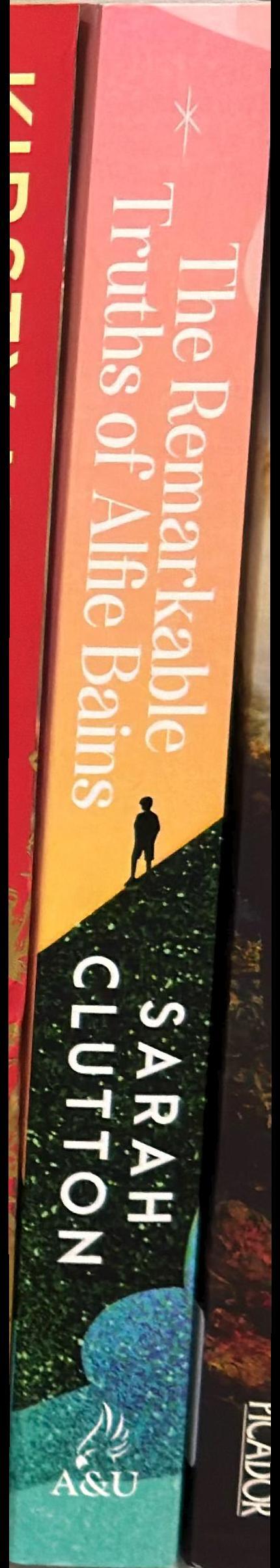 The remarkable truths of Alfie Bains spine