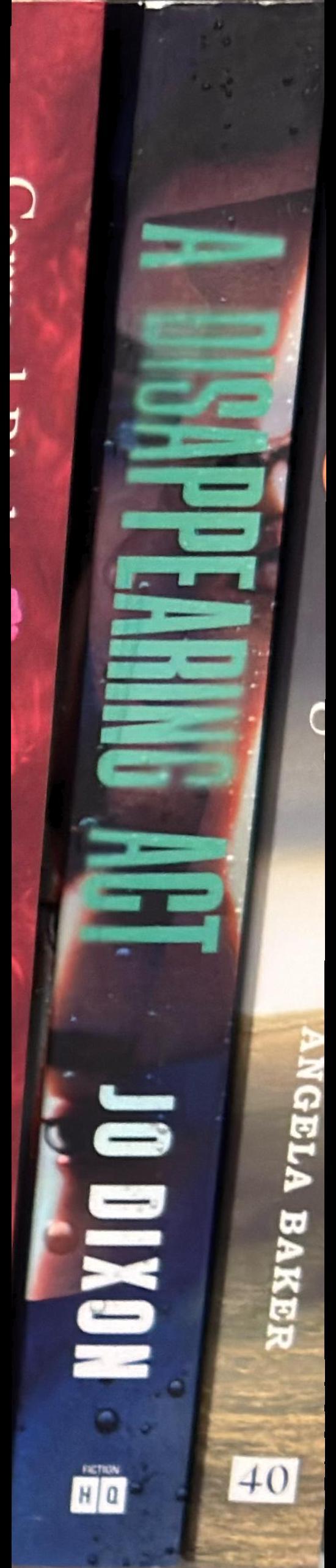 A disappearing act spine