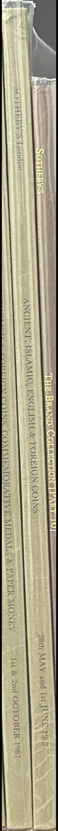 Ancient, Islamic, English and foreign coins spine