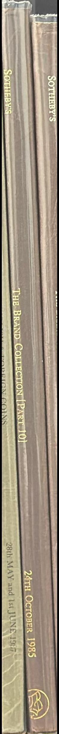 Catalogue of the Brand Collection : part 10 : classical and modern coins and medals spine