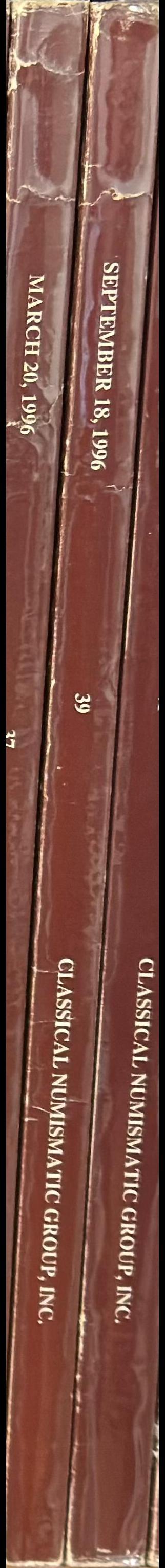 Auction 37 : a mail bid sale featuring the property of collectors worldwide ; with further selections from the Jay P. Dawley collection of Greek coins ; the Henry Clay Lindgren collection of Greek bronze coinage ; the George Prager collection of Judaean c spine