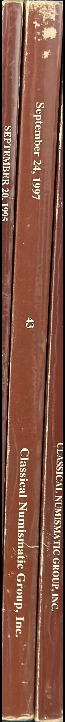 Auction 43 : featuring : a European collection of Greek : part I of the Goodman collection of Roman republican : extensive offering of Roman imperial : detailed selection of Byzantine (several of which are plate coins from Byzantine coins & their valu spine