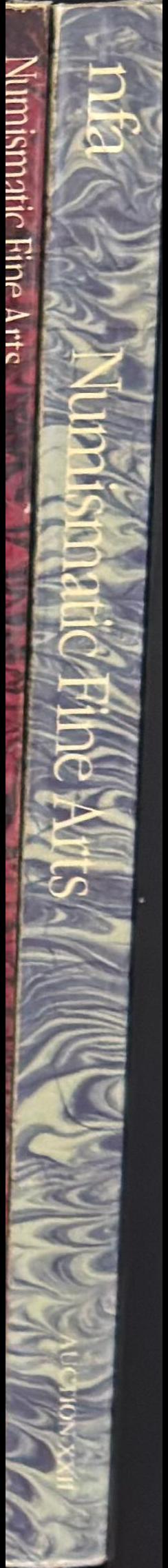 Auction XXII : ancient Greek and Roman coins / Numismatic Fine Arts, Inc. spine