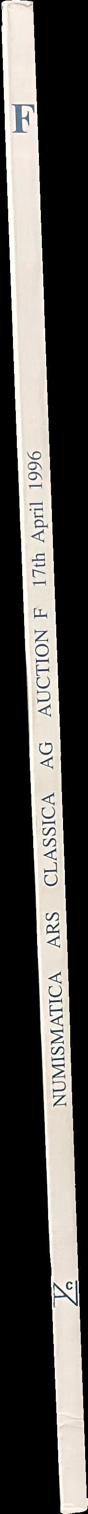 Auction F, 17th April 1996 : Greek, Roman and Byzantine coins spine