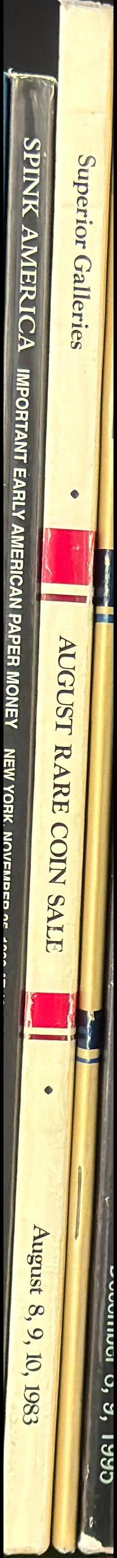 August rare coin sale, August 8, 9, 10, 1983 : auction and mail bid sale : featuring anicnet coinage, world crowns and minors, important coinage of Mexico and U. S. coinage spine