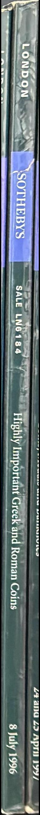 Highly important Greek and Roman coins : sale LN6184 spine
