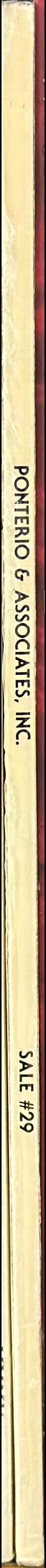 Ponterio and Associates presents sale number 29 : comprised of Mexican currency, world currency, ancient coinage, world gold coins, world crowns and minors, West Indies, treasure coins spine