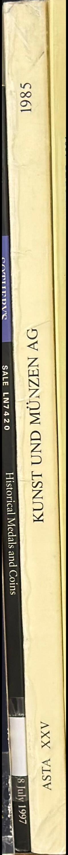 Monete e medaglie : asta XXV / Kunst und Munzen AG spine