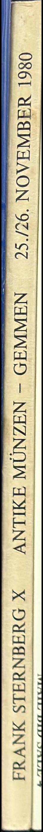 Antike munzen : Griechen, Romer, Byzantiner, antike geschnittene steine, numimatische literatur : auktion X spine