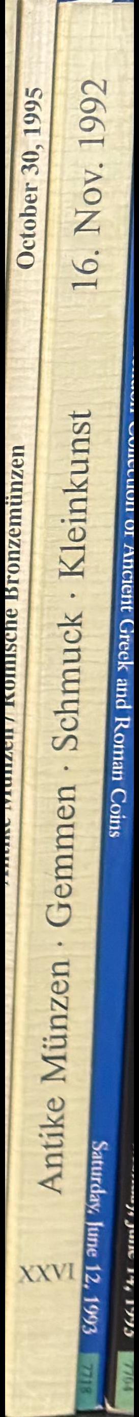 Antike munzen : Griechen, Romer, Byzantiner, Geschnittene steine und schmuck der antike, antike kleinkunst : auktion XXVI spine