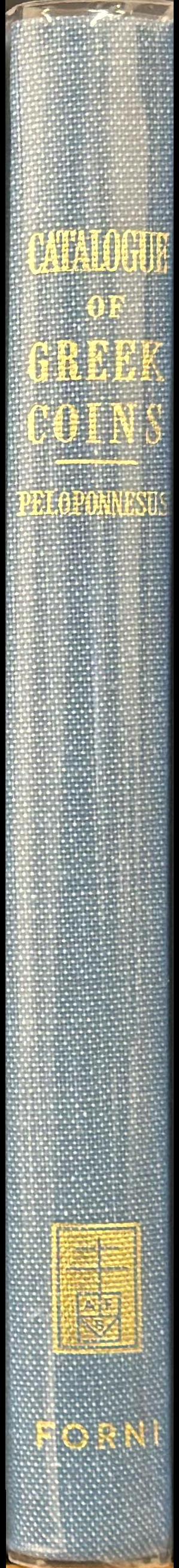 Catalogue of Greek coins : Peloponnesus (excluding Corinth) spine