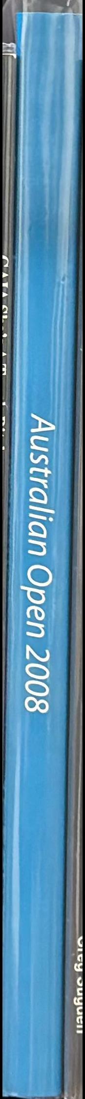Blue : the greatest Australian Open ever spine