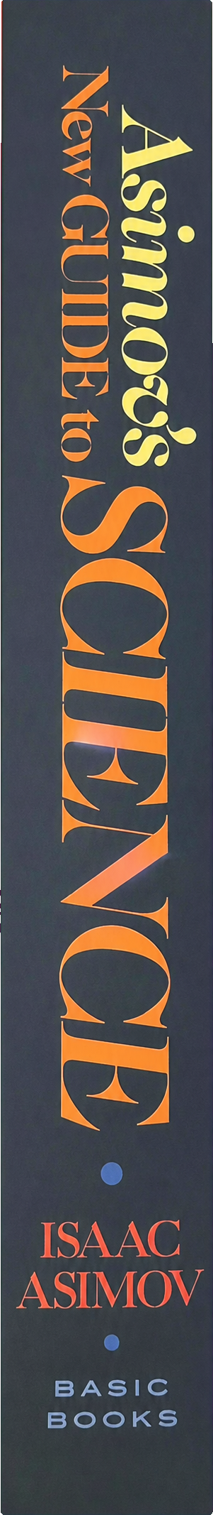 Asimov's new guide to science spine