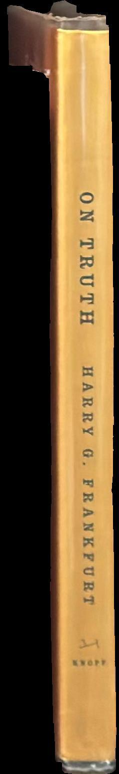 On truth / Harry G. Frankfurt spine