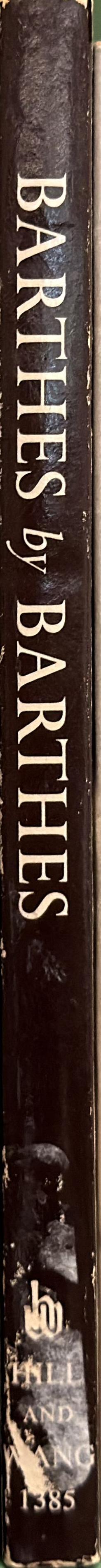 Roland Barthes by Roland Barthes spine