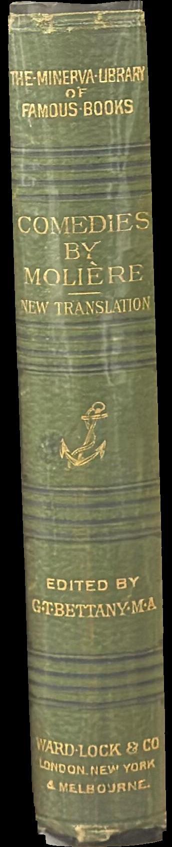 Comedies by Molière / a new translation by Charles Matthew spine
