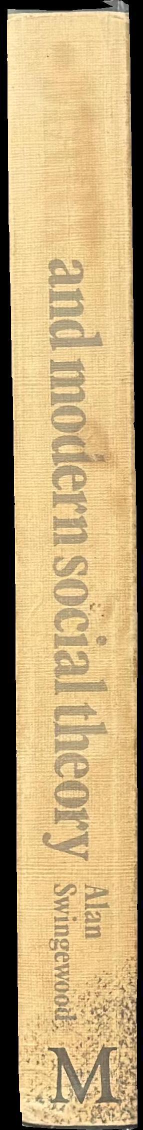 Marx and modern social theory spine
