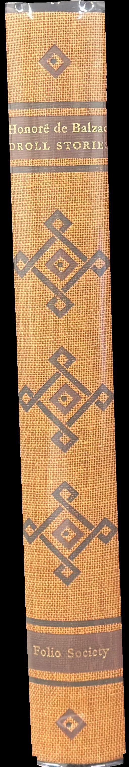 Droll stories collected in the monasteries of Touraine and given to the light by Honore de Balzac spine