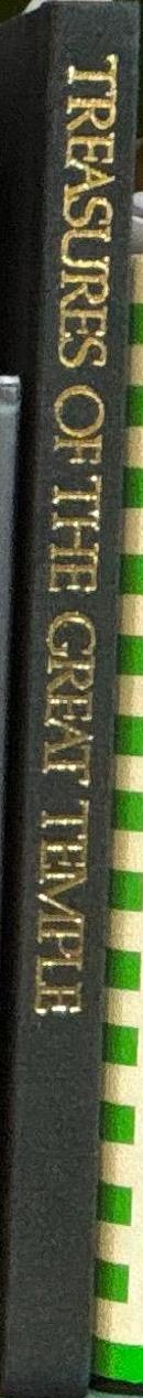 Treasures of the Great Temple / text by Eduardo Matos Moctezuma ; photography by Michel Zabé ; produced by Fundación Universo Veintiuno, A.C spine