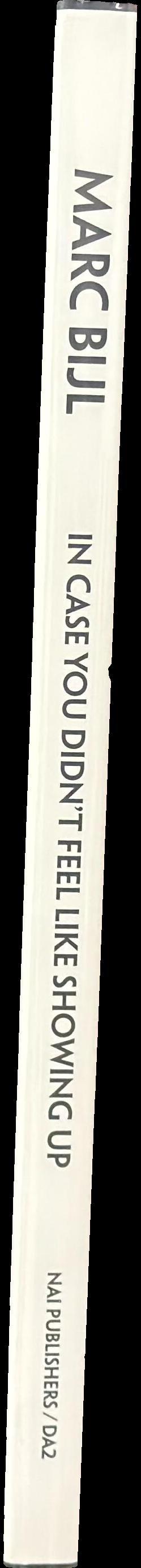 In case you didn't feel like showing up spine