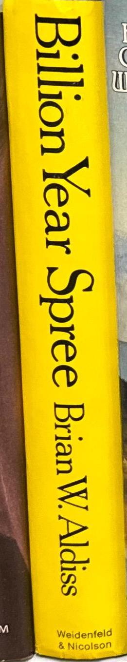 The billion year spree : the history of science fiction / Brian W. Aldiss spine