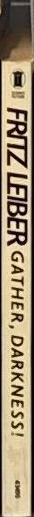 Gather, darkness! / Fritz Leiber spine