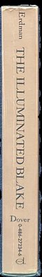 Spine of The illuminated Blake : William Blake's complete illuminated works / by David V. Erdman